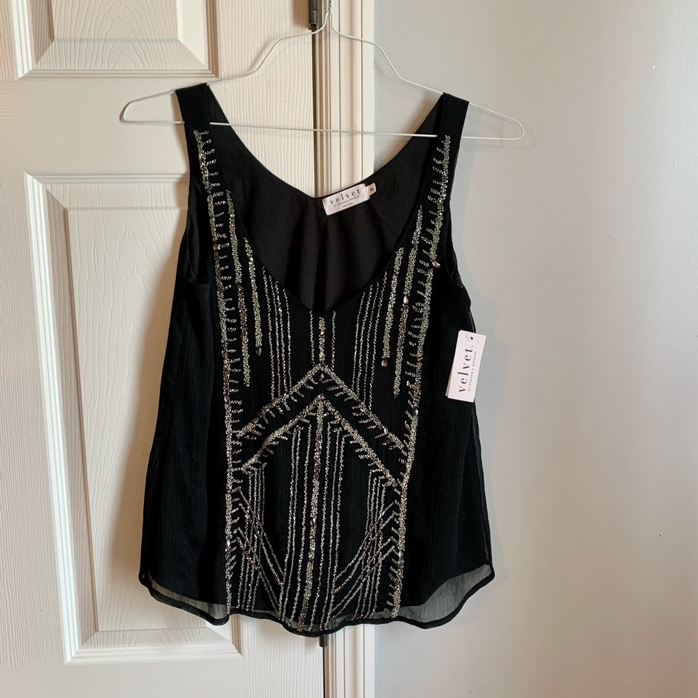 NWT XS Velvet by G&S Top!